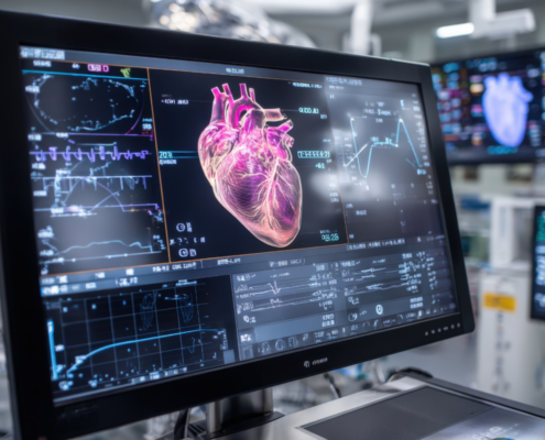 Equipamento de monitoramento em cardiologia de precisão